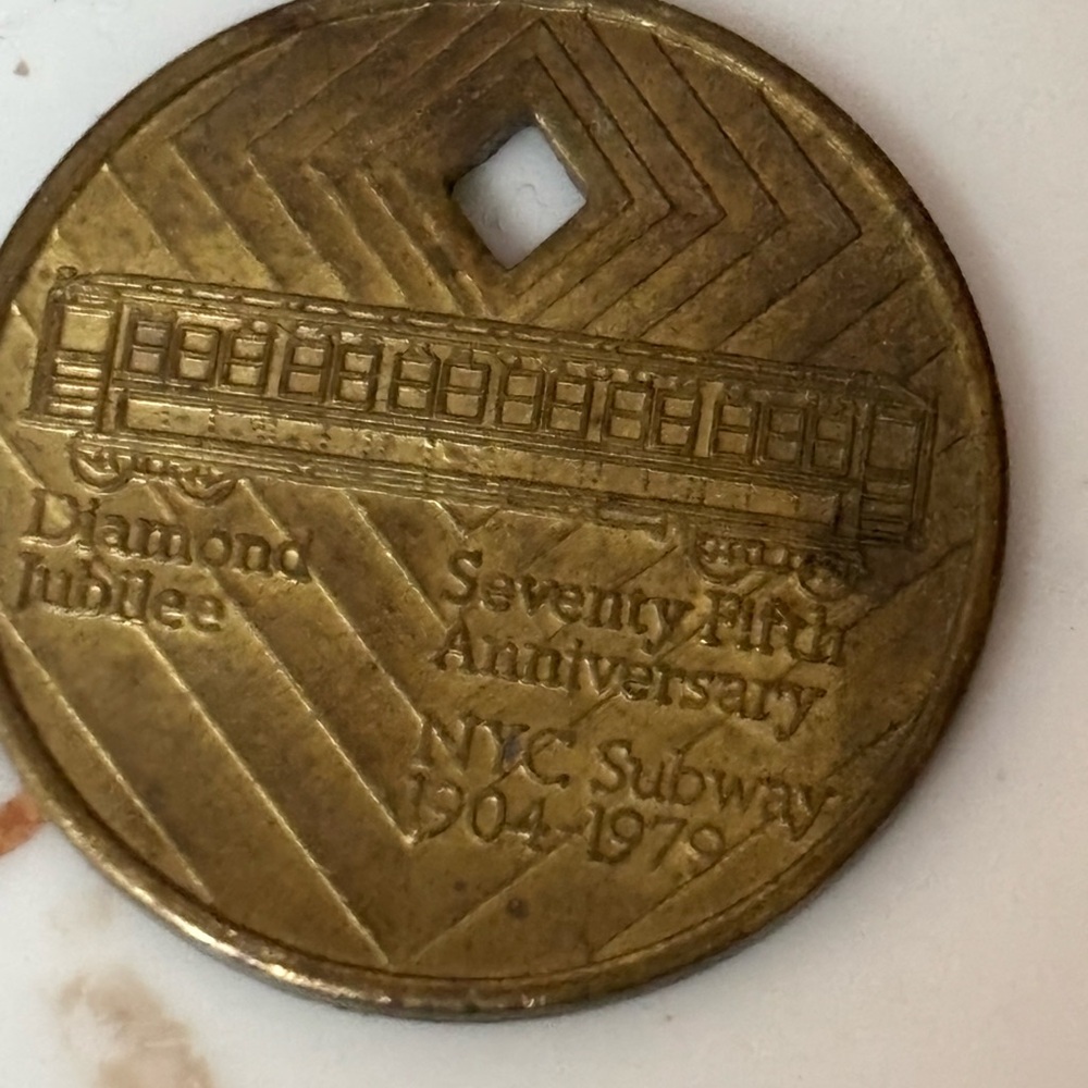 Rare VTG NYC Subway 75th Anniversary Token